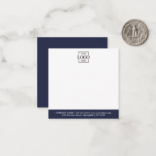 Elegant Minimalistisch Bedrijfslogo Gebrandmerkt Notitiekaartje