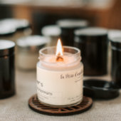 Elegant Minimalistisch Black & White label