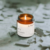 Elegant Minimalistisch Black & White label