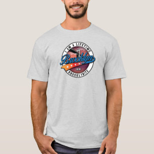 Elegant Minimalistisch Brooklyn Logo Ontwerp Ash T-shirt