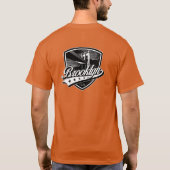 Elegant Minimalistisch Brooklyn Logo Ontwerp T-shirt (Achterkant)