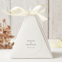 Elegant minimalistisch bruiloft Envelope zegels