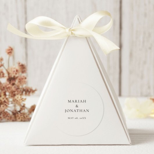 Elegant minimalistisch bruiloft Envelope zegels