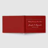 Elegant, minimalistisch bruiloft Party Guestbook Gastenboek (Volledig)