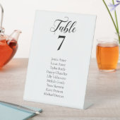 Elegant minimalistisch bruiloft reclamebord met voetstuk (Insitu)