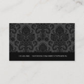 Elegant minimalistisch Classy Chic Salon Visitekaa Visitekaartje (Achterkant)