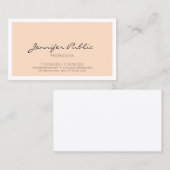 Elegant minimalistisch design Professional Modern Visitekaartje (Voorkant / Achterkant)
