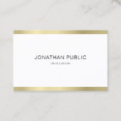 Elegant Minimalistisch design Professional-platfor Visitekaartje (Voorkant)