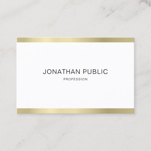 Elegant Minimalistisch design Professional-platfor Visitekaartje (Voorkant)