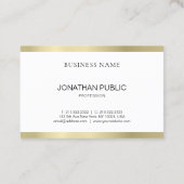 Elegant Minimalistisch design Professional-platfor Visitekaartje (Achterkant)