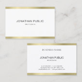 Elegant Minimalistisch design Professional-platfor Visitekaartje (Voorkant / Achterkant)