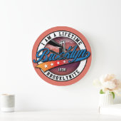 Elegant Minimalistisch Eenvoudig Brooklyn Logo-ont Grote Klok (Huis)