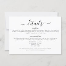 Elegant Minimalistisch Eenvoudig bruiloft - Gegeve