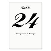 Elegant, minimalistisch, eenvoudig, gewoon zwart e kaart (Voorkant)