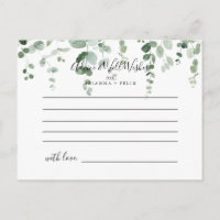 Elegant minimalistisch Eucalyptus Wedding Advice K