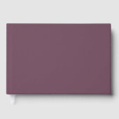 Elegant Minimalistisch Folie Gastboek Gastenboek (Voorkant)