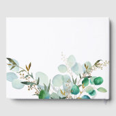 Elegant minimalistisch fotogastenboek gastenboek (Achterkant)