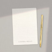 Elegant minimalistisch gepersonaliseerd linnen (af post-it® notes