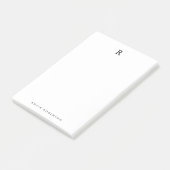 Elegant minimalistisch gesofisticeerd Klassieke Mo Post-it® Notes (Schuin)