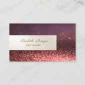Elegant minimalistisch, glanzend, eenvoudig glitte visitekaartje (Voorkant)
