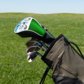 Elegant Minimalistisch Golf Monogram Golfheadcover (Insitu)