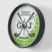 Elegant minimalistisch Golf Monogram Ontwerp (Hoek)