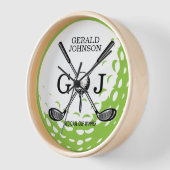 Elegant minimalistisch Golf Monogram Ontwerp (Hoek)