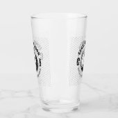 Elegant minimalistisch Golf Monogram Ontwerp Glas (Links)