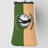 Elegant minimalistisch golfontwerp golfheadcover (Draai 90)