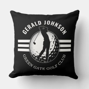 Elegant minimalistisch golfontwerp kussen
