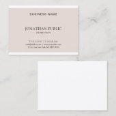 Elegant minimalistisch grafisch ontwerp Profession Visitekaartje (Voorkant / Achterkant)