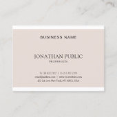 Elegant minimalistisch grafisch ontwerp Profession Visitekaartje (Voorkant)