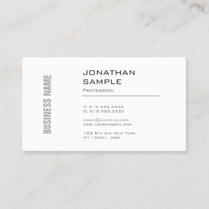 Elegant Minimalistisch Grafisch Ontwerp Trendy Een Visitekaartje