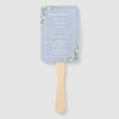 Elegant, minimalistisch, groen-bladeren ventilator handwaaier (Voorkant)