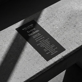 Elegant minimalistisch handgeschreven huwelijkspro