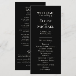 Elegant minimalistisch handgeschreven huwelijkspro