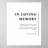 Elegant minimalistisch in het teken van liefdevol  poster (Voorkant)