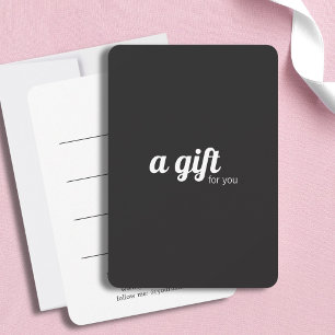 Elegant minimalistisch ivoor zwart wit