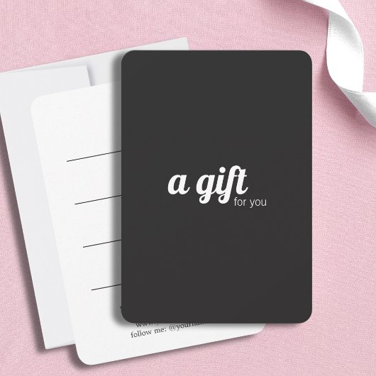 Elegant minimalistisch ivoor zwart wit