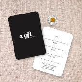 Elegant minimalistisch ivoor zwart wit