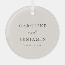 Elegant Minimalistisch Ivory Cream Calligraphy Wed