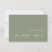 Elegant minimalistisch Kaarten voor het uittrekken RSVP Kaartje (Voorkant)