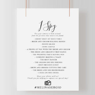 Elegant minimalistisch kalligrafie I Spy Wedding G