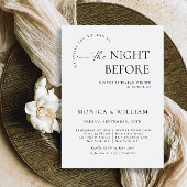 Elegant minimalistisch kalligrafie repetitief dine kaart