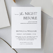 Elegant minimalistisch kalligrafie repetitief dine kaart