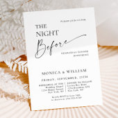 Elegant minimalistisch kalligrafie repetitief dine kaart