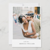 Elegant minimalistisch kalligrafie repetitief dine kaart (Achterkant)