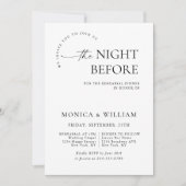 Elegant minimalistisch kalligrafie repetitief dine kaart (Voorkant)