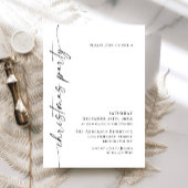 Elegant Minimalistisch Kerstfeest Kaart