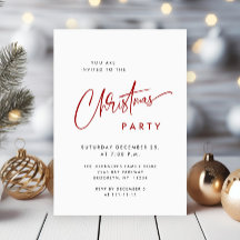 Elegant minimalistisch kerstfeestje